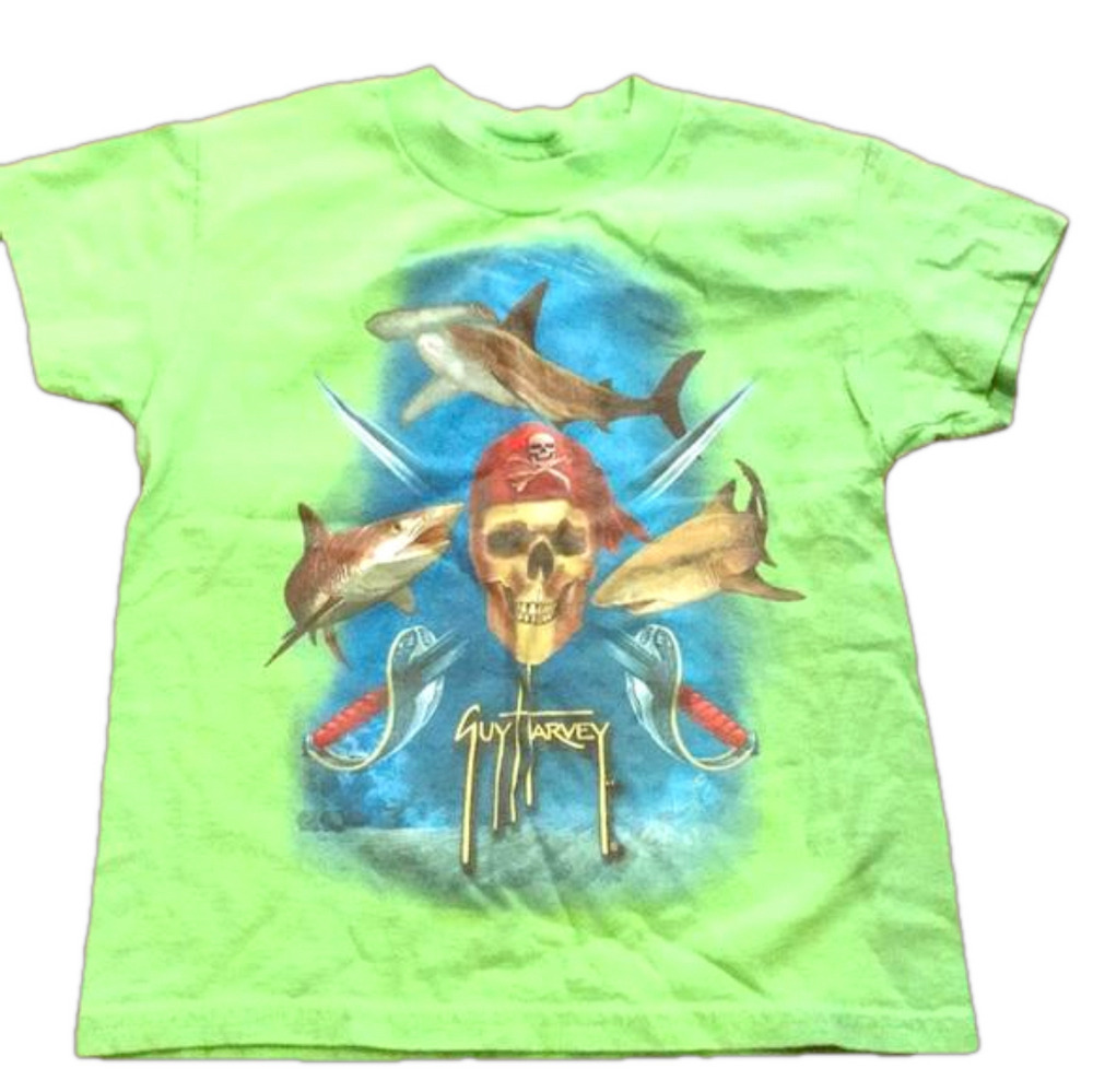 6/$20 Youth XS 2-4 Guy Harvey shirt